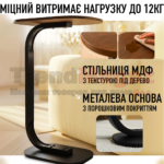 Приставний столик 34×24×58 см на металевому каркасі 